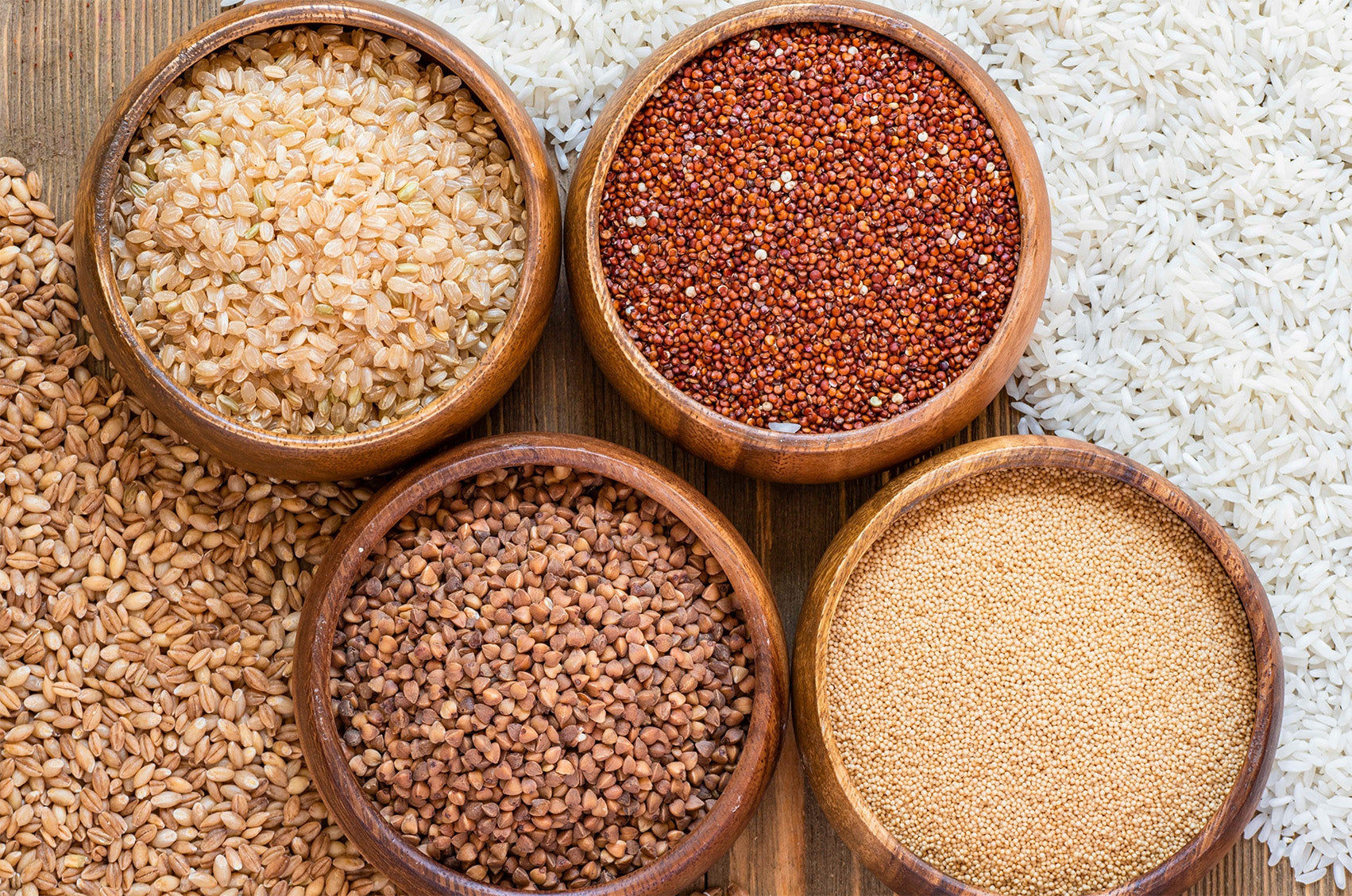 Organic Grains, Quinoa, Buckwheat
