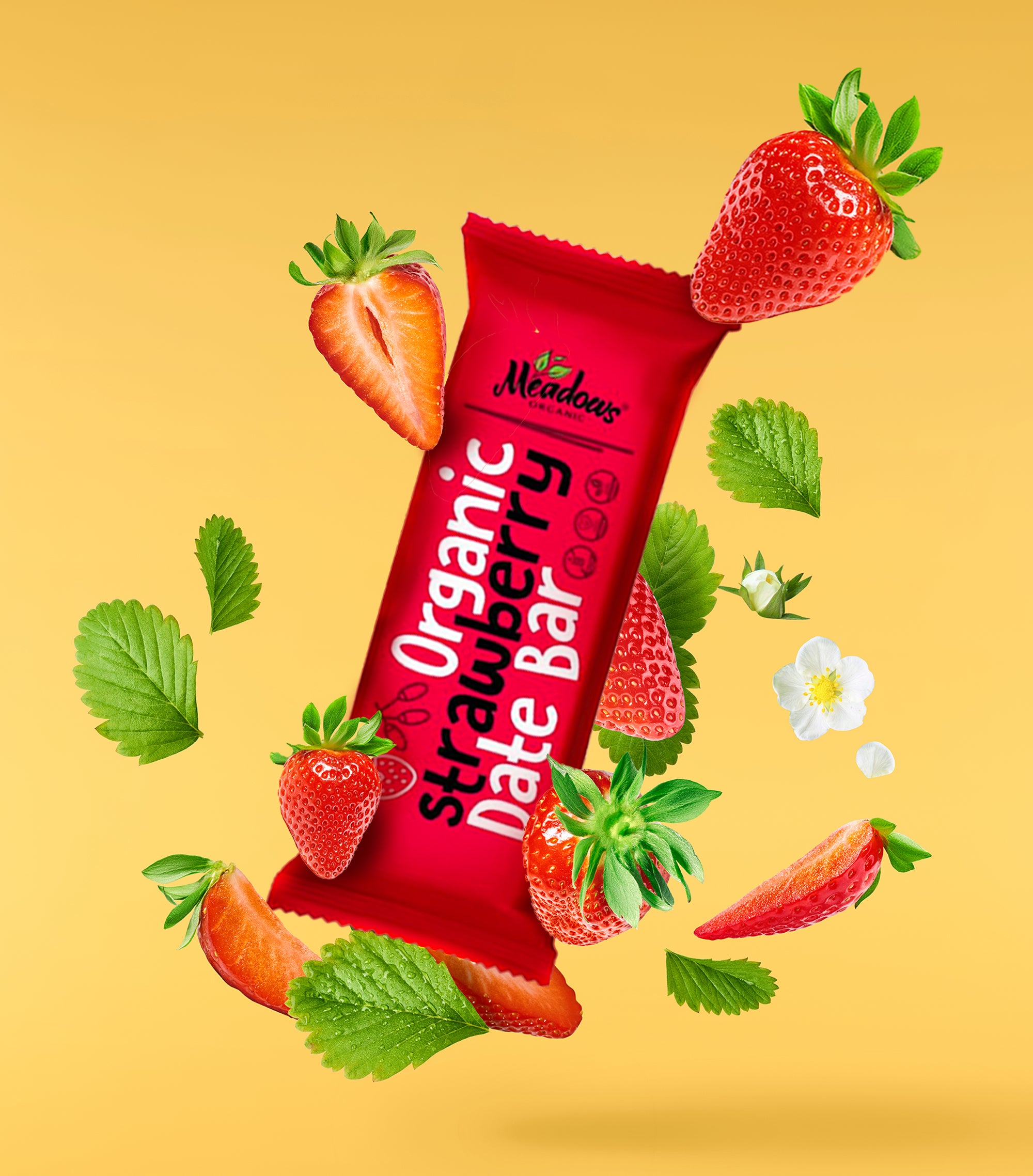 Organic Strawberry Date Bar