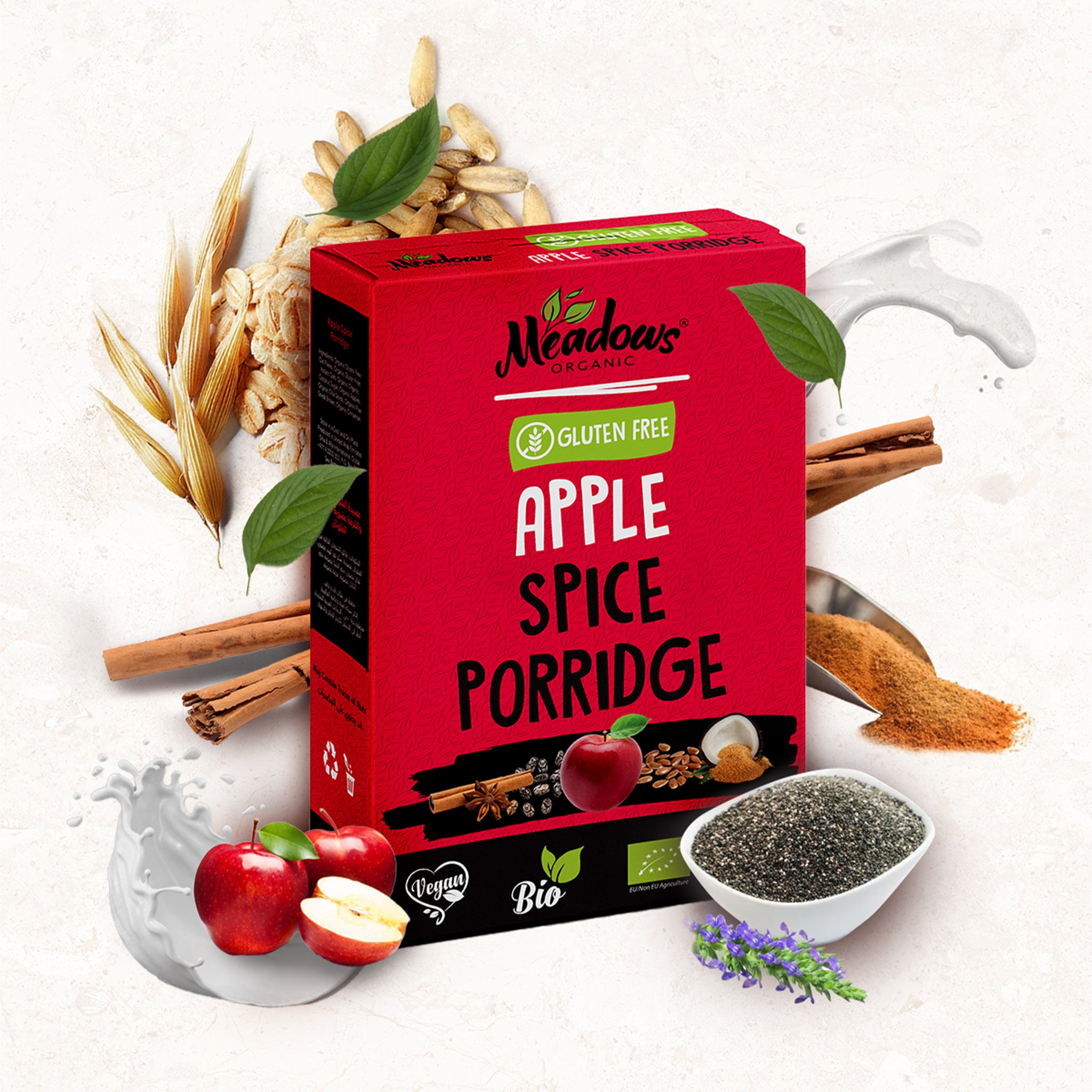 Organic Gluten Free Apple Spice Porridge