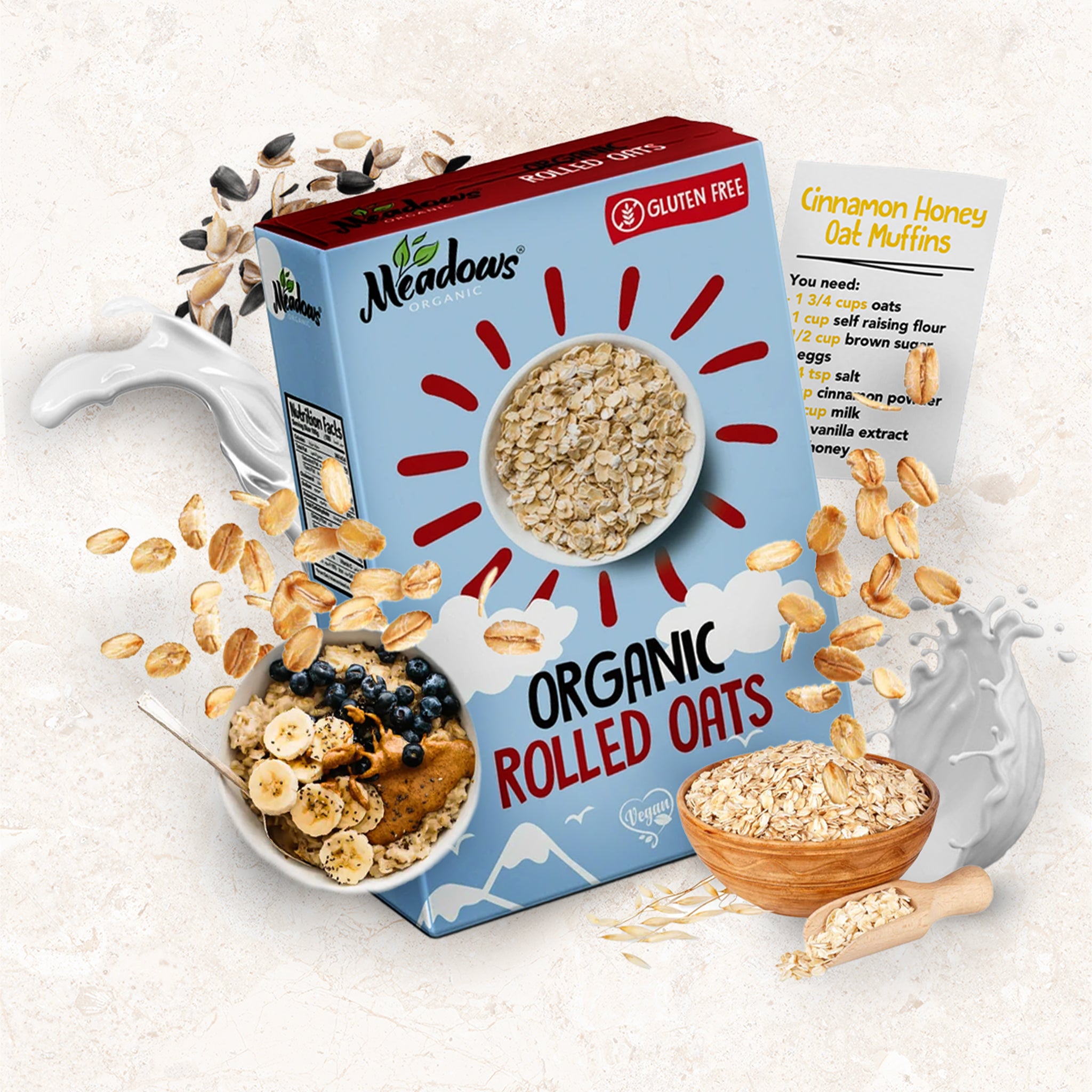 Gluten Free Organic Rolled Oats