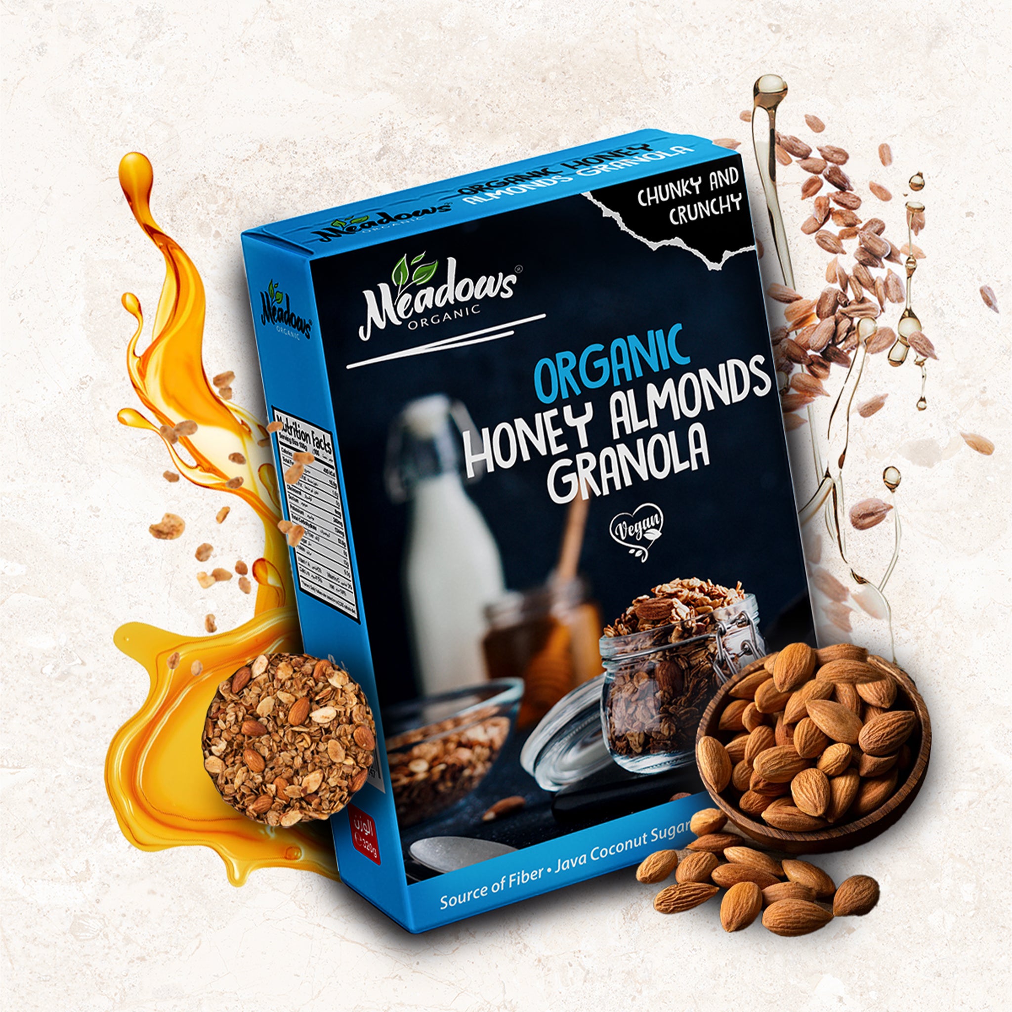 Organic Gluten Free Honey Almond Granola