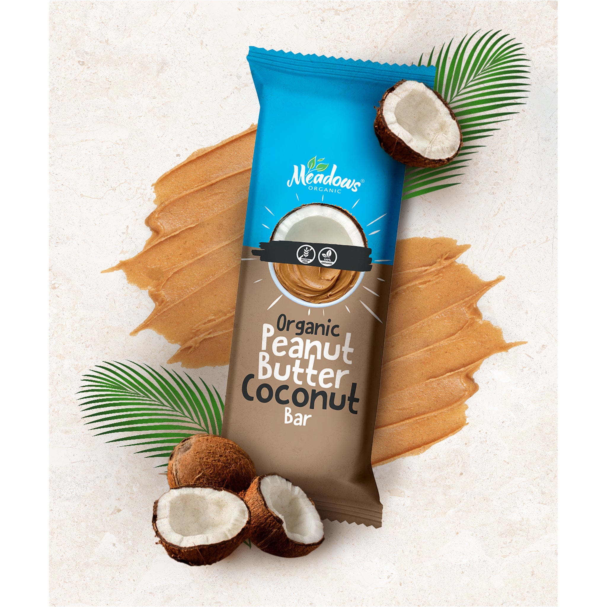 Organic Peanut Butter Coconut Bar