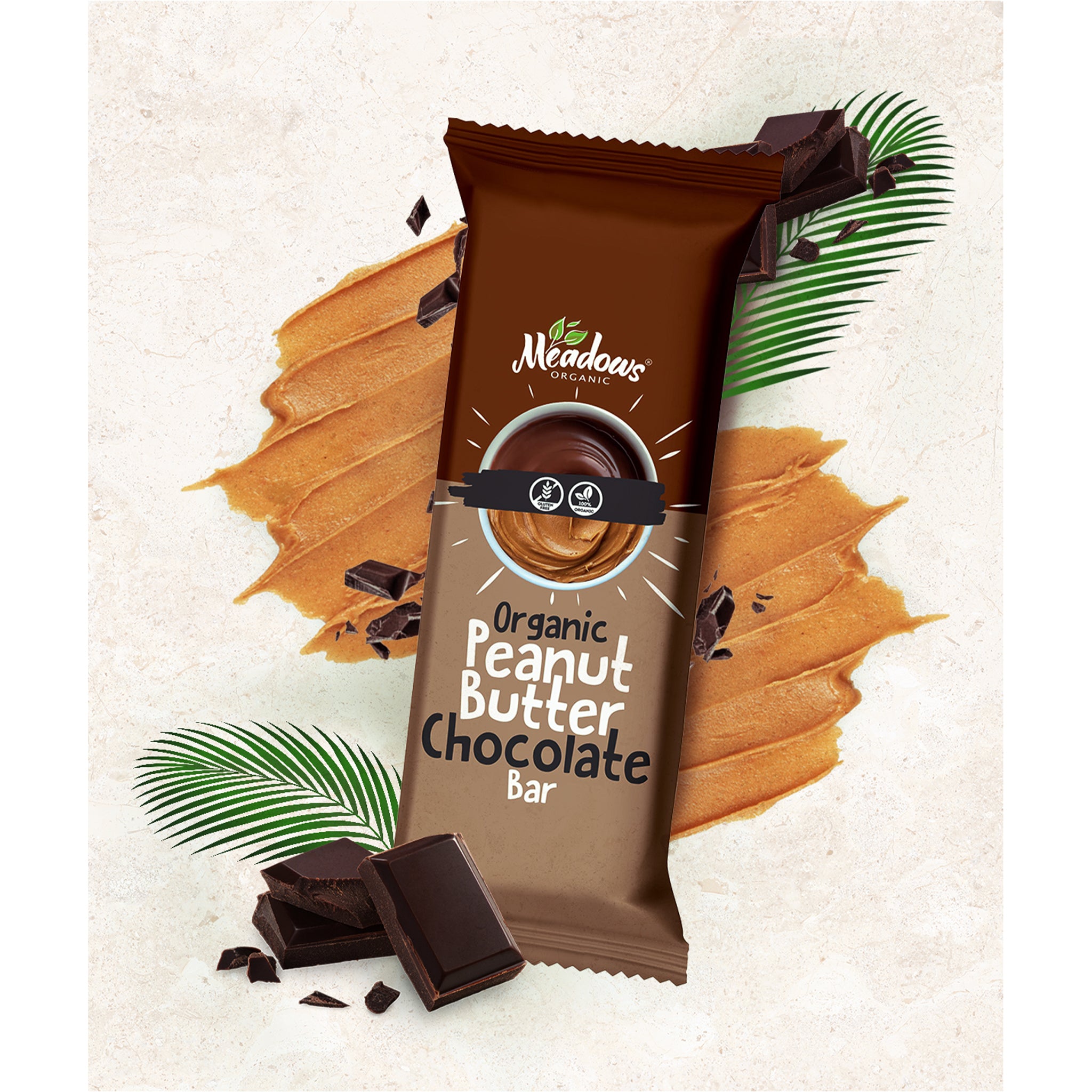 Organic Peanut Butter Chocolate Bar