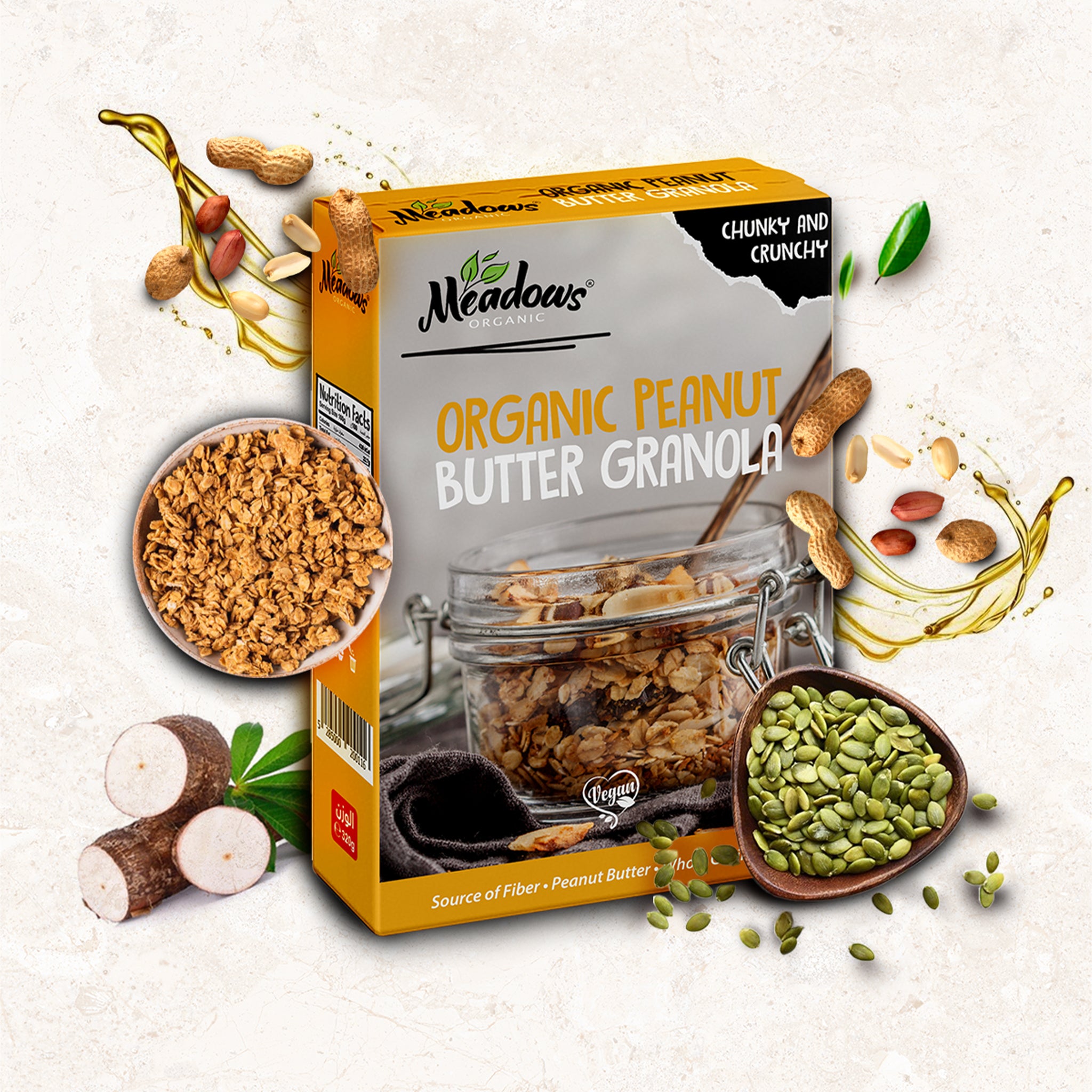 Organic Gluten Free Peanut Butter Granola