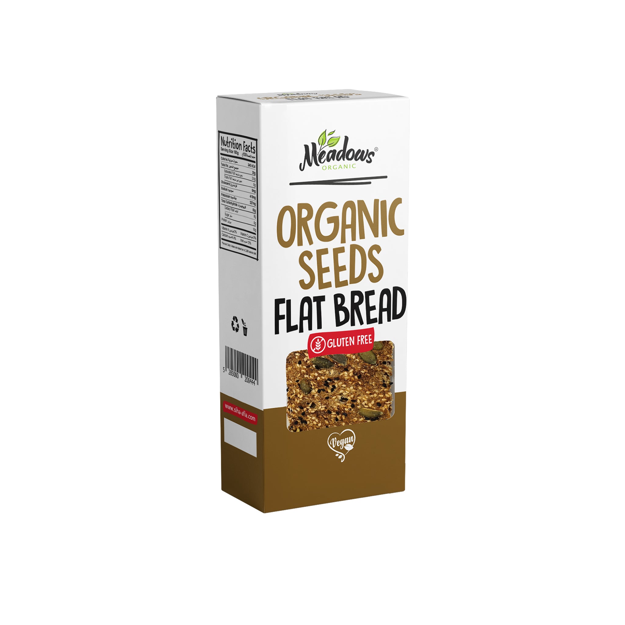Organic Gluten Free Seeds Flat Bread