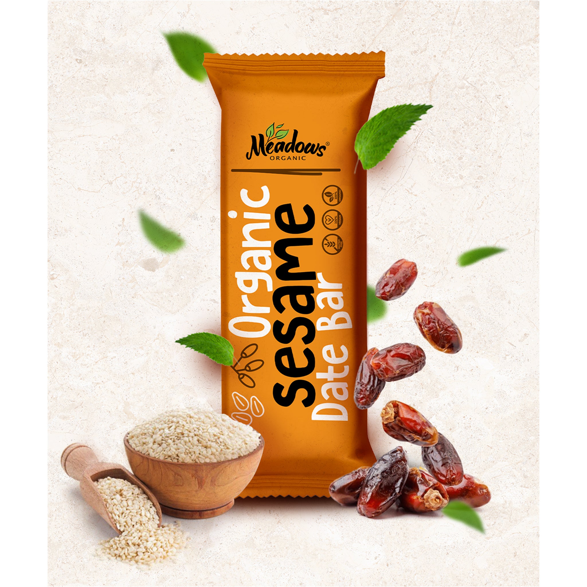 Organic Sesame Date Bar